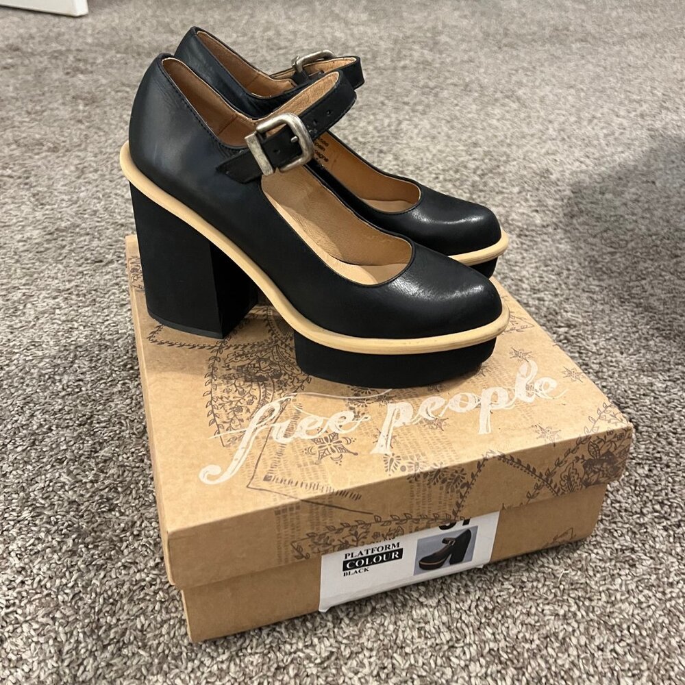 FREE PEOPLE MAGGIE PLATFORM MARY JANE